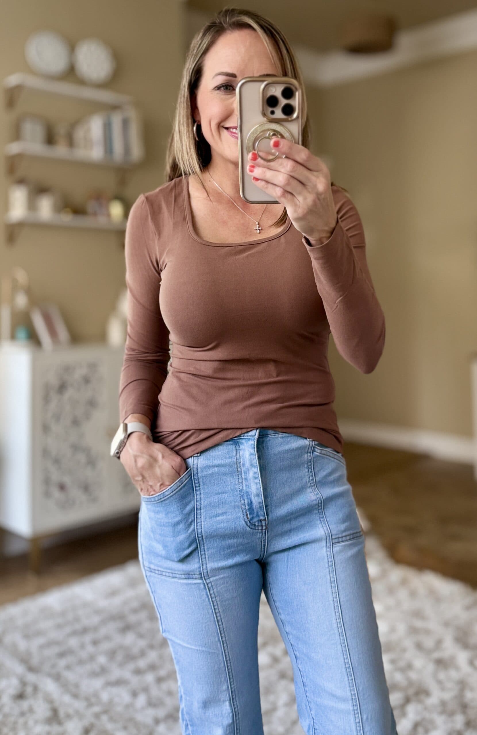 zeagoo brown top zeagoo brown top