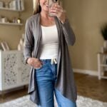 zeagoo gray cardigan