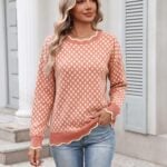 zeagoo pink sweater