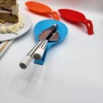 3 Piece Silicone Spoon Rest:Holder, Multicolor, Kitchen Utensil