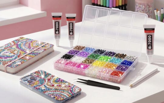 40 Colors Jelly Rhinestones, 3mm Multicolor Resin Flatback Gems | For Bedazzling & Diamond Art, Bedazzler Kit with 3Pcs 10ml B7000 Jewelry Glue, For Crafting Book Nail Art