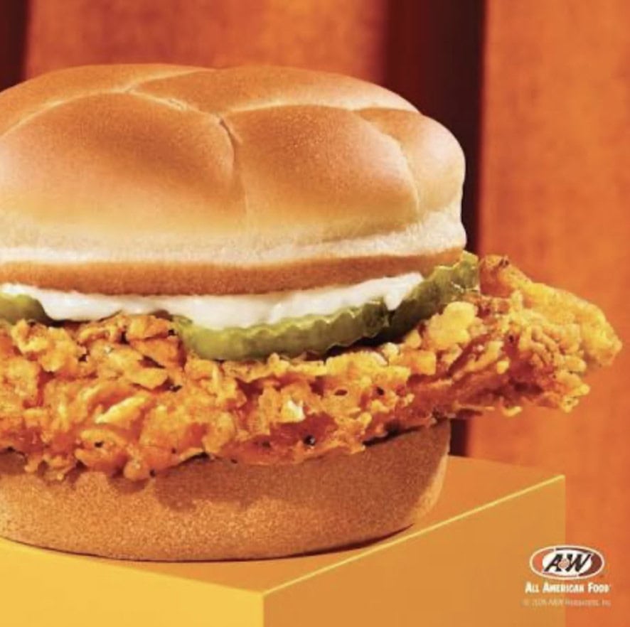 A&W Chicken Sandwich