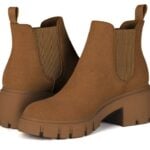 Athlefit Women's Slip on Chelsea Ankle Boots