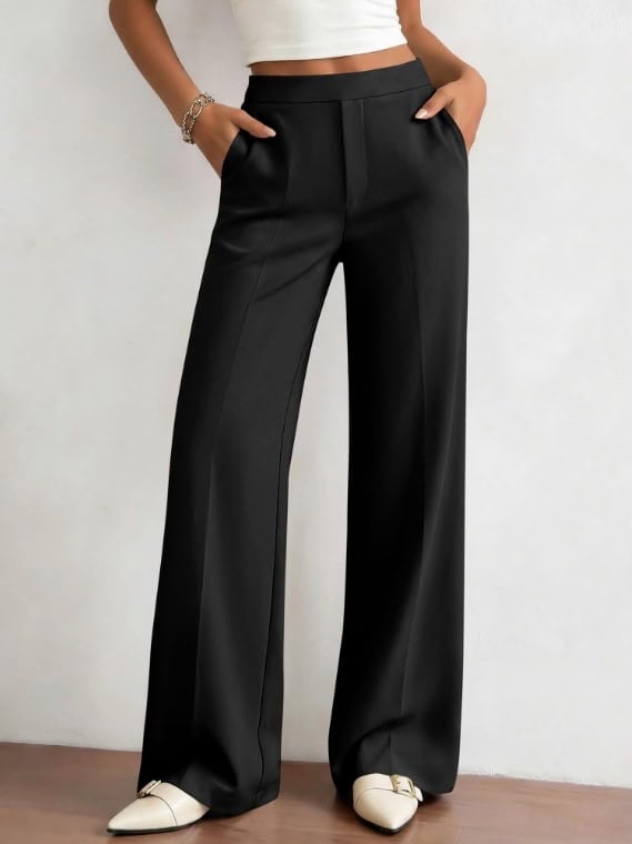 BTFBM Women's Wide Leg High Waisted Dress Pants BTFBM Women's Wide Leg High Waisted Dress Pants