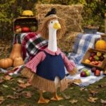 Bafeil Fall Porch Goose Outfit