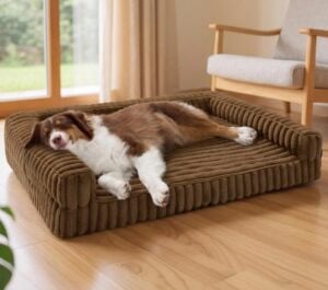 Bedsure ComfyFleece Memory Foam Orthopedic Dog Beds