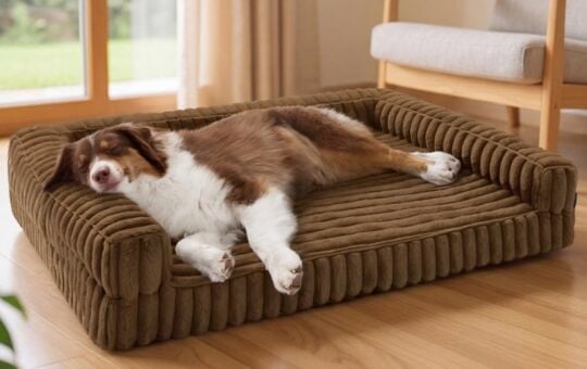Bedsure ComfyFleece Memory Foam Orthopedic Dog Beds