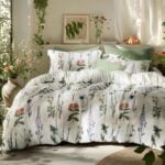 Bedsure Floral Queen Comforter Set