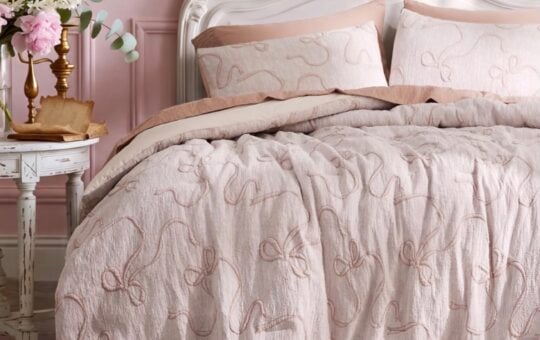 Bedsure Pink Comforter Set Queen
