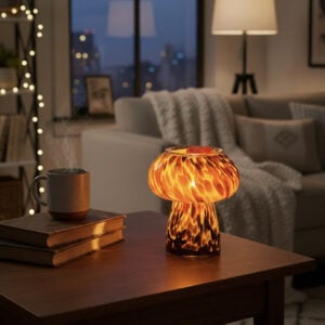 Better Homes & Gardens Fragrance Wax Melt Warmer Warmer, Dark Tortoise Mushroom
