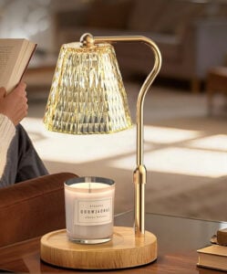 Candle Warmer Lamp with Timer Dimmable Gifts for Women, Adjustable Height Wax Warmer Lamp for Scented Candles, House Warming Gifts for New Home Modern Farmhouse Decor