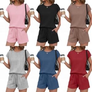 Ekouaer Cotton Pajamas Lounge Sets