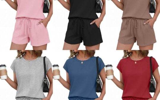Ekouaer Cotton Pajamas Lounge Sets