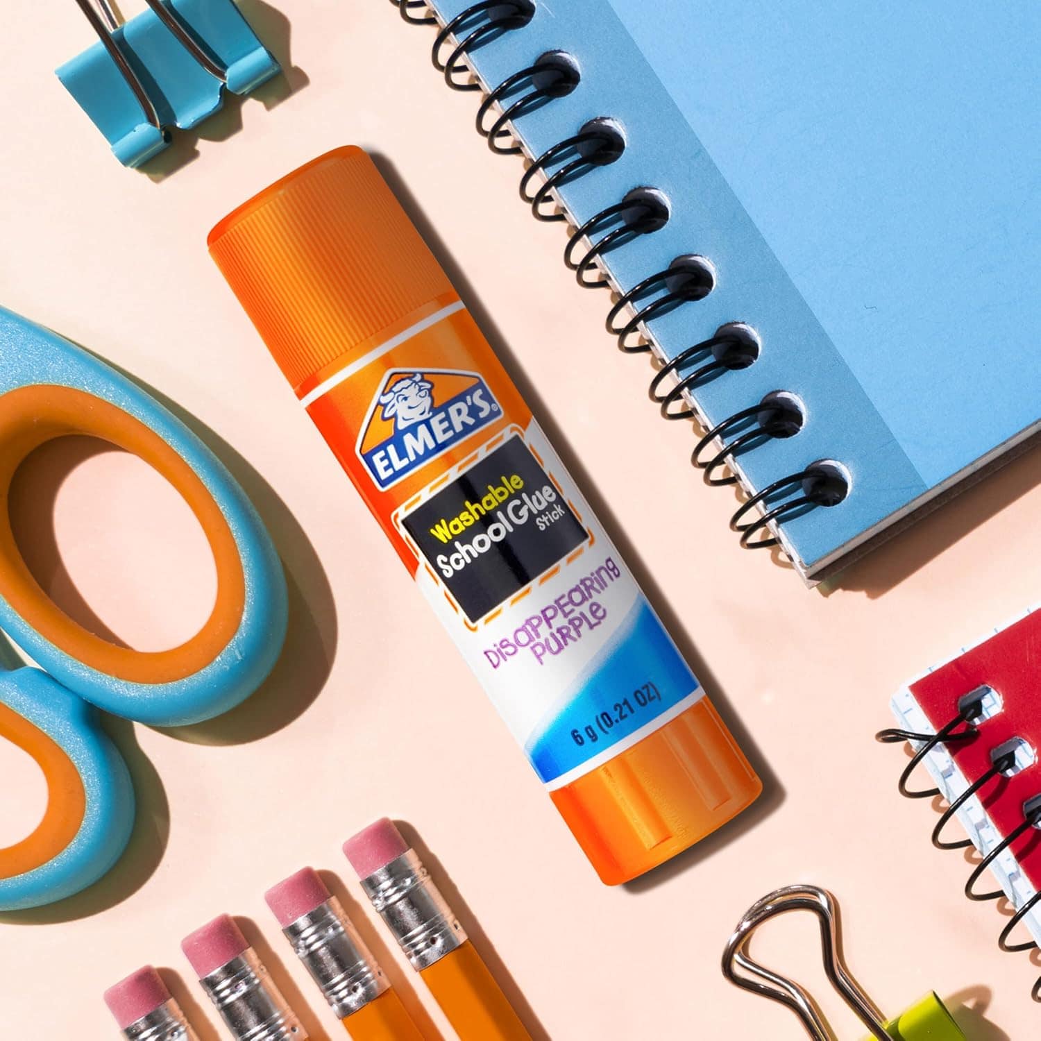 Elmer's Disappearing Purple School Glue Sticks, Washable, 6 Grams, 12 Count Arts & Crafts, Poster, Projects, Back to School, #1 Teacher Brand Elmer's Disappearing Purple School Glue Sticks, Washable, 6 Grams, 12 Count Arts & Crafts, Poster, Projects, Back to School, #1 Teacher Brand