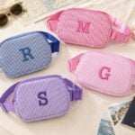 Fohufo Initial Fanny Pack Belt Bag