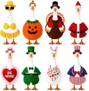 Funle Porch Goose Outfits