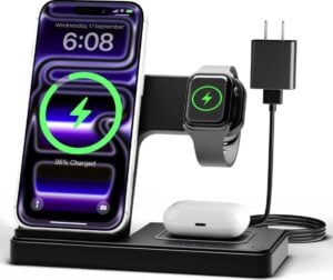 GETPALS Wireless Charger iPhone Charging Station for Apple Multiple Devices