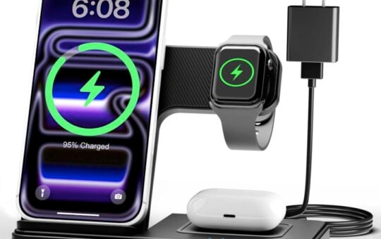 GETPALS Wireless Charger iPhone Charging Station for Apple Multiple Devices