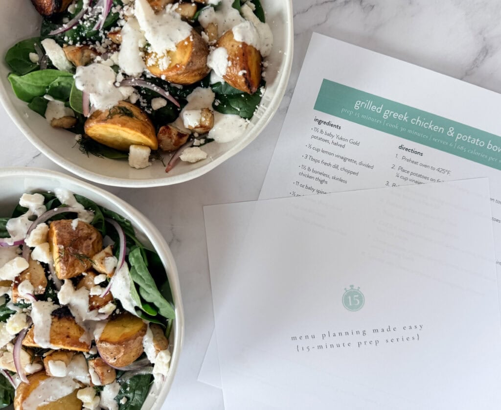15 Minute Prep Recipes