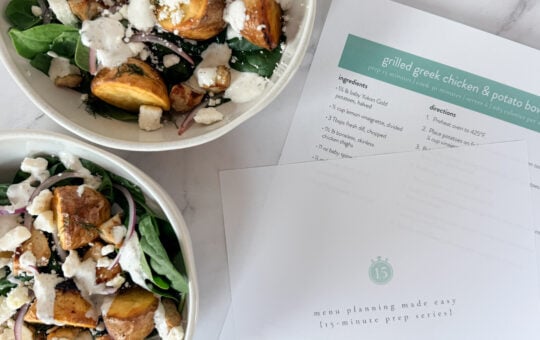 15 Minute Prep Recipes