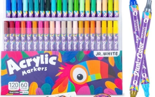 JR.WHITE Acrylic Paint Markers