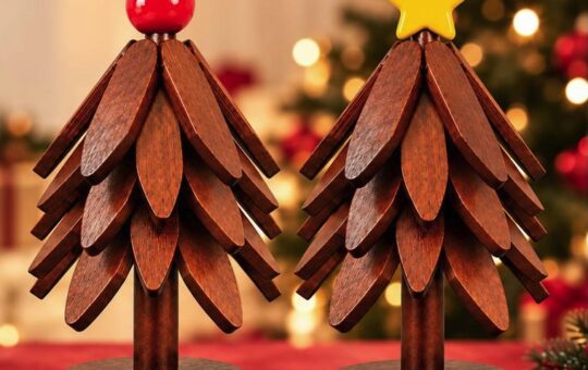 KOWINDA Christmas Tree Trivet Coasters
