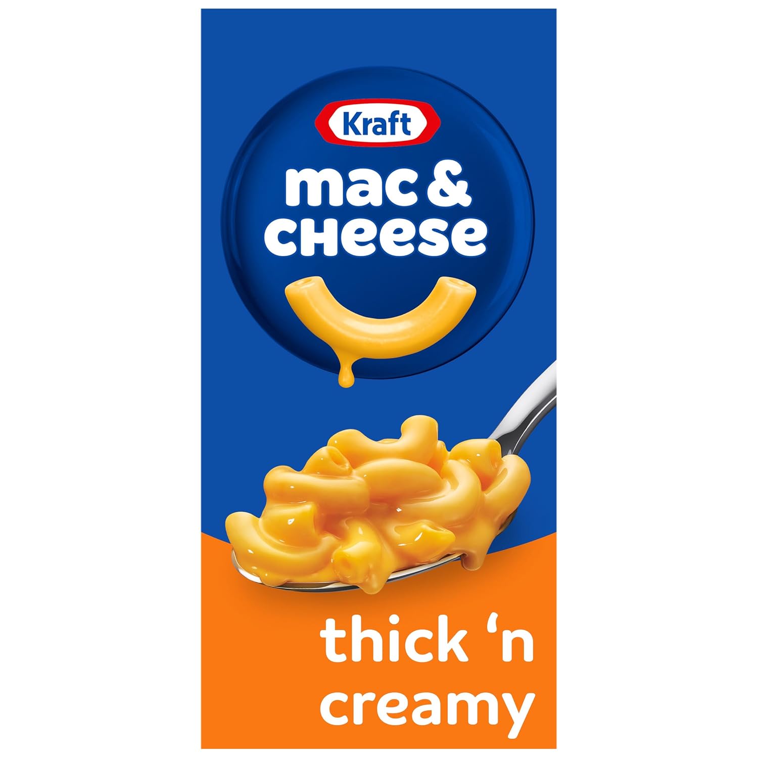 Kraft Mac and Cheese Dinner, Thick 'n Creamy Flavor, 8 oz | for Easy Dinner or Dinner Sides No Artificial Flavors, Preservatives or Dyes No Artificial Flavors, Preservatives, or Dyes Kraft Mac and Cheese Dinner, Thick 'n Creamy Flavor, 8 oz | for Easy Dinner or Dinner Sides No Artificial Flavors, Preservatives or Dyes No Artificial Flavors, Preservatives, or Dyes