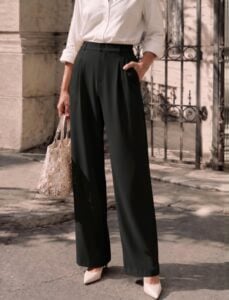 LOMON Womens Wide Leg Dress Pants