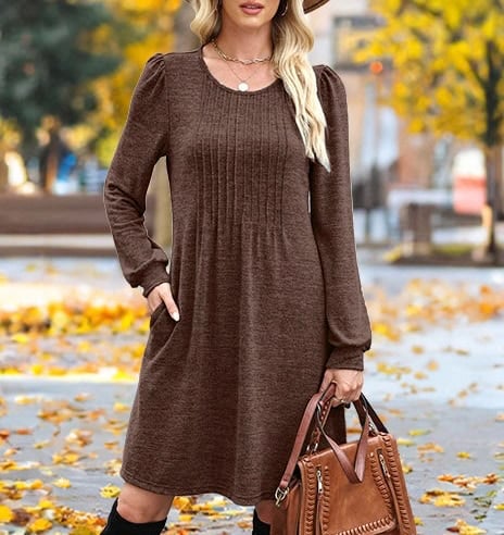 OFEEFAN Long Sleeve Dress OFEEFAN Long Sleeve Dress