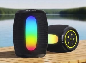 PORTBOR Portable Bluetooth Speaker
