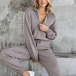 PRETTYGARDEN Women's 2 Piece Sweatsuits Set