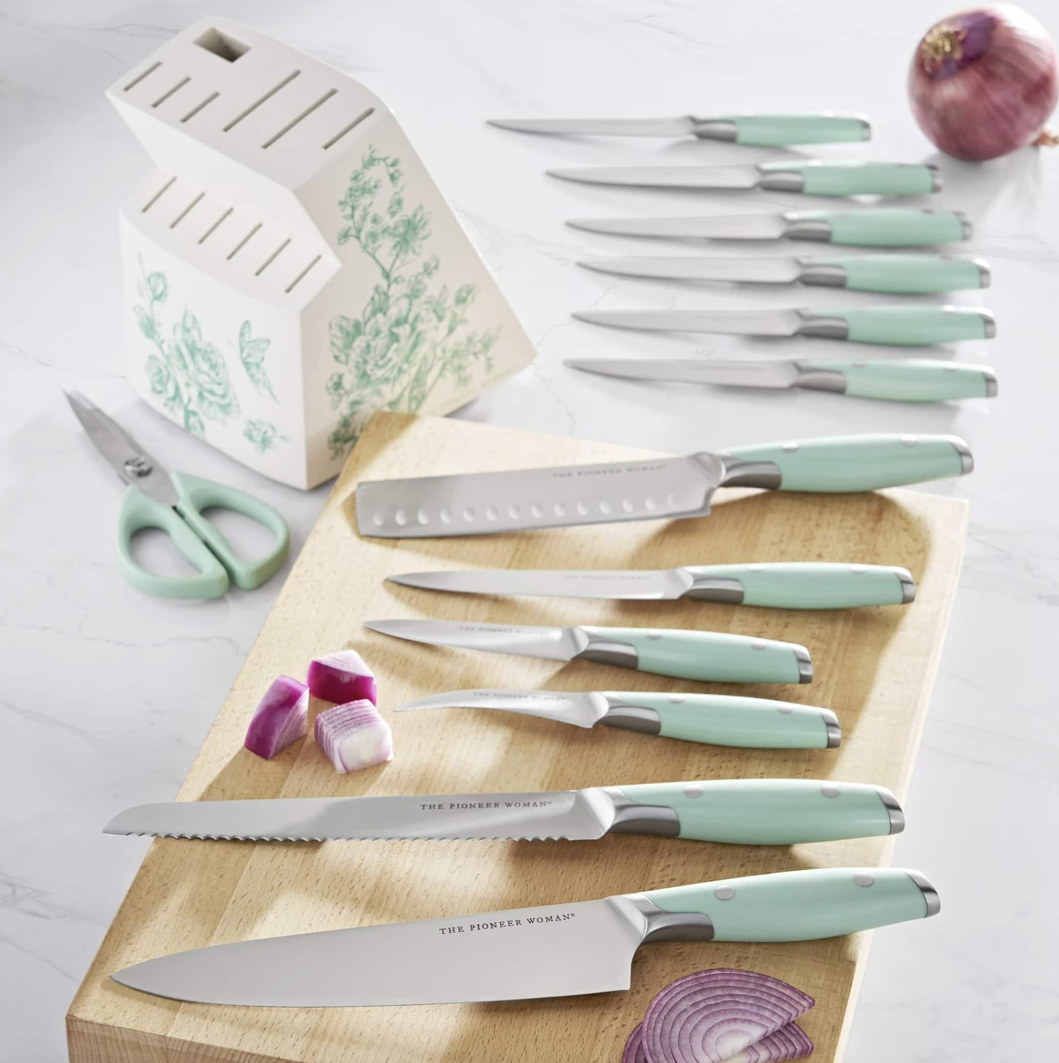 Pioneer Woman Knife Block