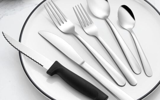 Pleafind 48 Piece Stainless Steel Silverware Set