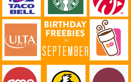 September birthday freebies