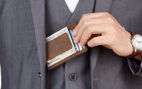 Toughergun Slim Wallet for Men RFID