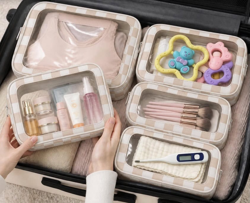 WOOMADA 5PCS Diaper Bag Organizer Pouch Set
