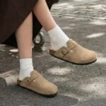 Xiakolaka Women's Genuine Suede Clogs