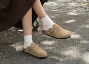 Xiakolaka Women's Genuine Suede Clogs