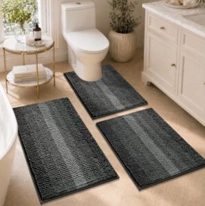 Yamaziot Bathroom Rugs Mat Set