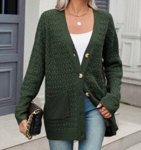 Zeagoo Button Down Cardigan Sweater