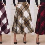 Zeagoo Plaid Skirts