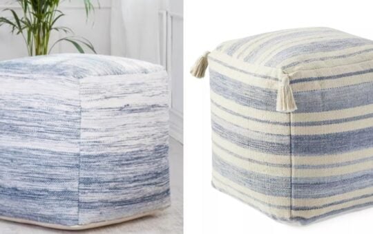 blue cream pouf dupe