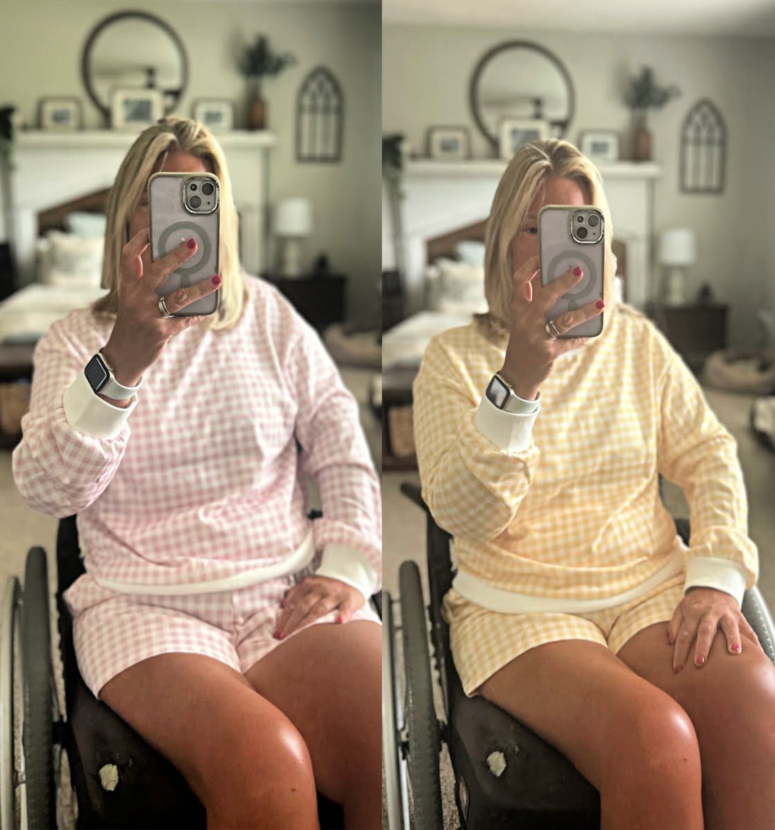 bridgett lounge set gingham fiseow copy