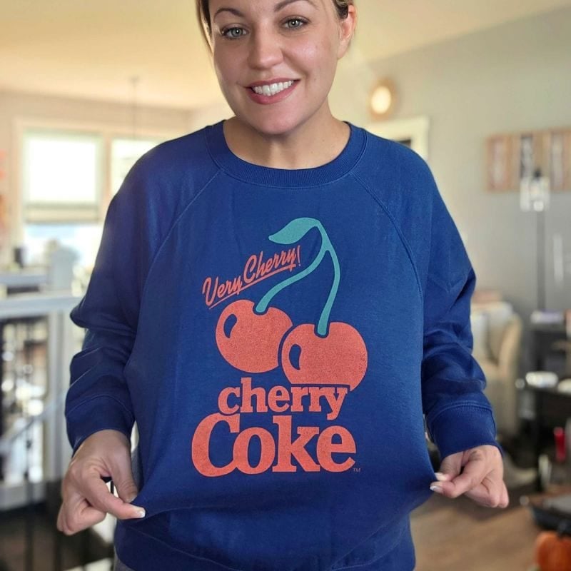 cherry coke sweatshirt