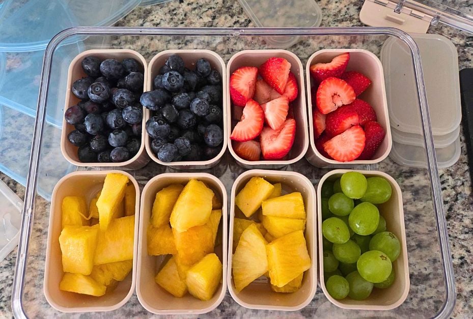 cook with color snack tray