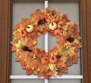 fall wreath for front door wironlst brand