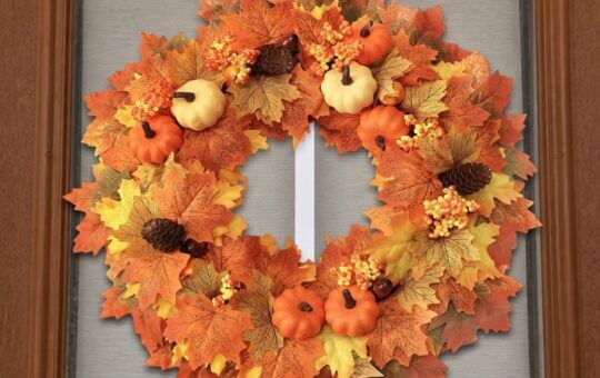 fall wreath for front door wironlst brand