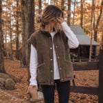 fleece vest cropped