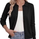 grace karin lightweight cardigan black
