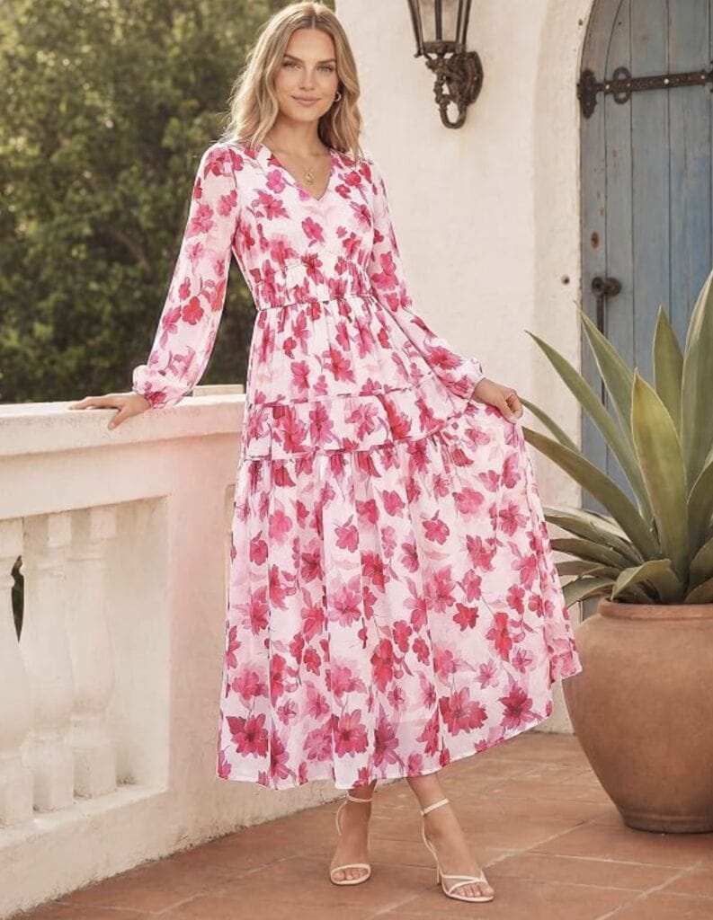 grace karin long sleeve floral maxi dress grace karin long sleeve floral maxi dress